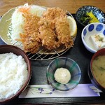 とんかつ専門店 かつ一 - 特選三味かつ定食