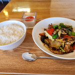 旬彩ダイニング 楼蘭 - 料理写真:回鍋肉定食～☆
