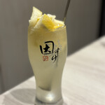 めしや因すけ - グレープフルーツまるごと果実サワー