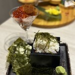 めしや因すけ - グラス手巻き寿司