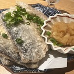 吟醸マグロ - 秋刀魚の竜田揚げ