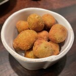 オステリア ラ チチェルキア - 肉詰めオリーブのフリット