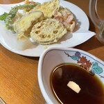 居酒屋ゆたか - 野菜の天ぷら盛合せ