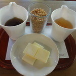 万平ホテル カフェテラス - フレンチトーストに付いてくるセット(^^)/