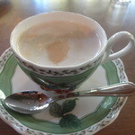 万平ホテル カフェテラス - 万平ホテルおススメロイヤルミルクティー￥720☆