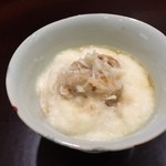 日本料理 太月 - わたり蟹ととろろ芋