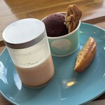 ラトリエ ドゥ ノノ - プリンの頂　ブルーベリーソルベ