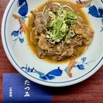 たつみ - 牛すじどて焼き 580円 1皿目