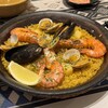 パエリアレストラン バラッカ - 鉄鍋パエリアランチ・海の幸（2350円）