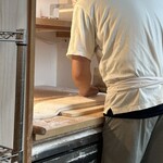 手打ちうどん 上を向いて - 完全に手切りに移行されました。すごい