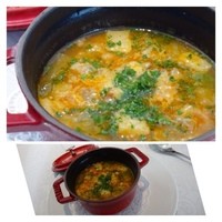 グリルうかい 丸の内店 - ミネストローネ・・熱々で出されるのが嬉しい。トマト味が薄いので食べやすいですよ。