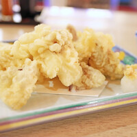 いけす鶴八 新栄店 - いかの後造り（天ぷら）