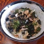 中華そば処 琴平荘 - ぶっかけ漁師めし 130円