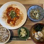 みそ糀 - えびのチリソース定食