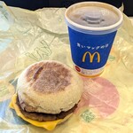 マクドナルド - ソーセージマフィンコンビ（240円）
