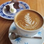 cafe ボナノッテ - ガトーショコラ＆カプチーノ　￥920