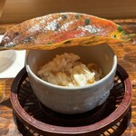 鮨 三心 - 松茸、カラスミの鮨