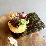 プレゼンテ スギ - 杉寿司 TYPE-R 蛤のフリット 富津産海苔