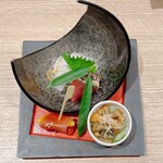 鮨と天ぷら からす - 前菜3種盛り合わせ①