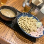 鶏そば 新里 - 鶏つけめん！！麺タイプでつ♡