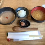 ヒポクラティック サナトリウム - 回復食　重湯・味噌汁・大根おろし・梅干し