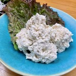 四ツ木製麺所 - 品切れ防止 我が会のため取っておいてくれてる自家製ツナサラダ