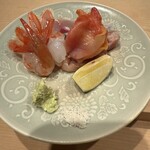 321802224 - 赤貝、鯖、牡丹海老