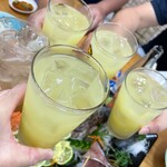 四ツ木製麺所 - かんぱ〜い！