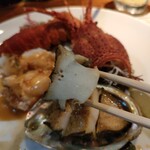 鉄板焼grow 後楽園店 - アワビぷりぷり