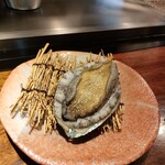 鉄板焼grow - 生きてるアワビ！