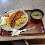 味一番 - 料理写真:とんかつ焼きめし