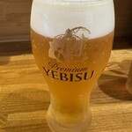 轍 - 歩いた後の生ビールは最高でした