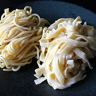 こだわりの生パスタ（パスタ・フレスカ）。