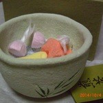 七條甘春堂 - この茶碗食べられます