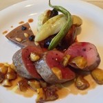 カーサ・デル・チーボ - 千葉県産 猪のアッロースト 栗のソースとカスタニャッチョ