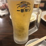 とり源 - キンキンで乾杯