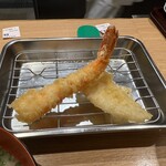 天麩羅処ひらお - お好み定食（海老と白身魚）
