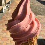 農村レストランつつじ亭 - 料理写真:苺ソフトクリーム460円