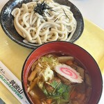 コマ展望台レストラン - 冷やしつくばうどん
