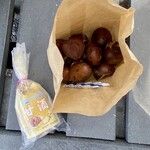 玄鳳庵 - 料理写真:出世焼き栗&フローズン甘酒