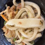 セルフ讃岐うどん こだわり製麺 - 不揃いの麺