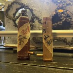 蕎麦喰い処 利めい庵 - 卓上調味料