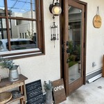 いしころカフェ - 入り口のディスプレイもおしゃれ感満載！