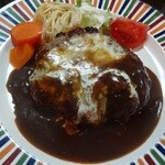 ハンバーグチーズデミグラスソース