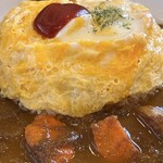 マイカリー食堂 - ごろごろ野菜カレー（欧風カレールー+オムレツ）