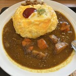 マイカリー食堂 - 料理写真:ごろごろ野菜カレー（欧風カレールー+オムレツ）