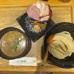 麺屋 周郷 - 焼豚つけ麺(中)