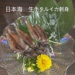 ごく天 - ホタルイカ刺し身