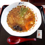 沖海月 - お子様クラゲハーフラーメン（￥500）。醤油スープは予想以上に美味しいと思う！