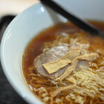 三吉 - "拉麪（ひのもとしきもろこしのきりむぎ）"、乾筍（ほしたかむな）